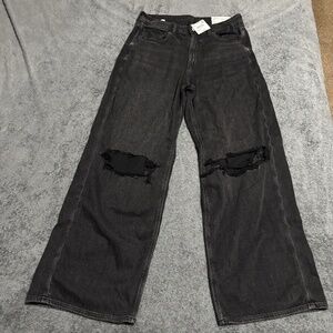 Dreamy Drape Super High-Rise Baggy Wide Leg American Eagle